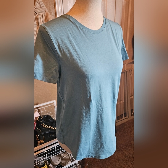 Lululemon Love Crewneck T-Shirt Utility Blue SIZE 6 - Picture 4 of 7